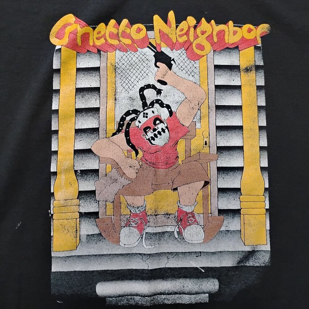 Vintage Hatchet Gear Anybody Killa Ghetto Neighbor Psychopathic Records T-Shirt